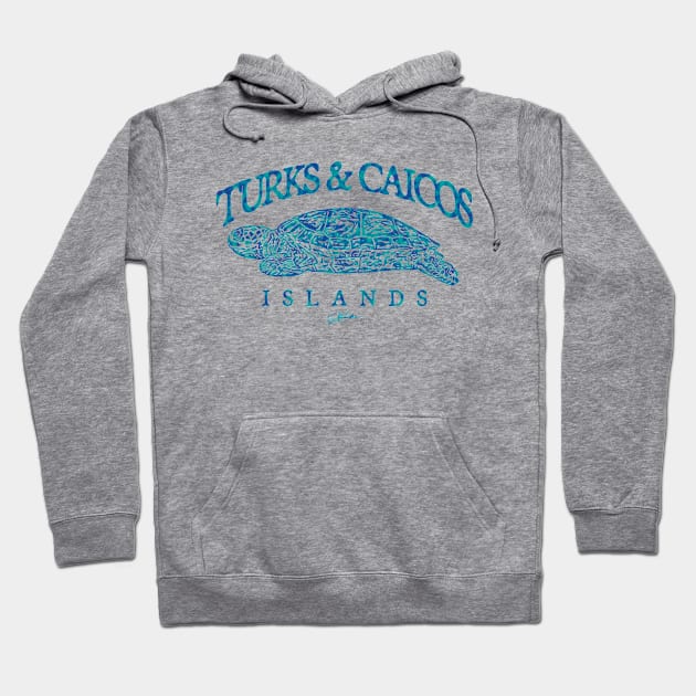 Turks & Caicos Islands Sea Turtle Hoodie by jcombs